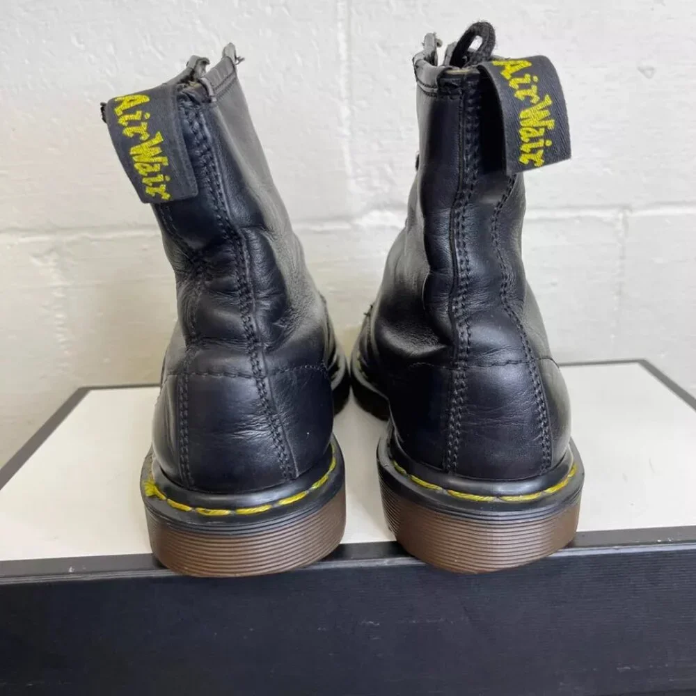 Dr. Martens 1460 Black Air Cushioned LeatherMade In England UK 5/MEN 6/WOMEN‎ 7